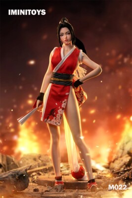 iminitoys M022 1/6 Mai Shiranui Movable Eye Head Carving model For