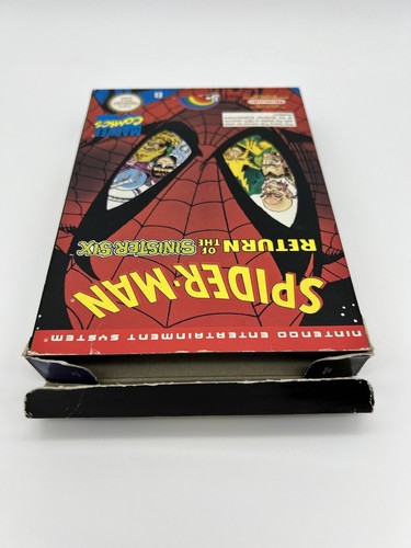 ‼️NINTENDO NES SPIEL SPIDERMAN RETURN OF THE SINISTER SIX OVP... - Bild 15 von 15