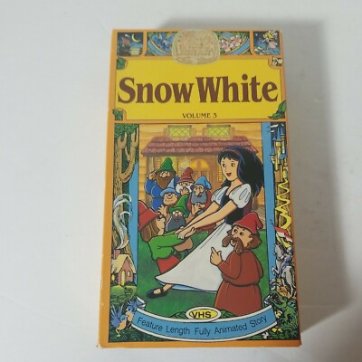 Snow White Volume 3 (VHS, 1989, GTK/Nippon Animate/Saban Productions) Rare