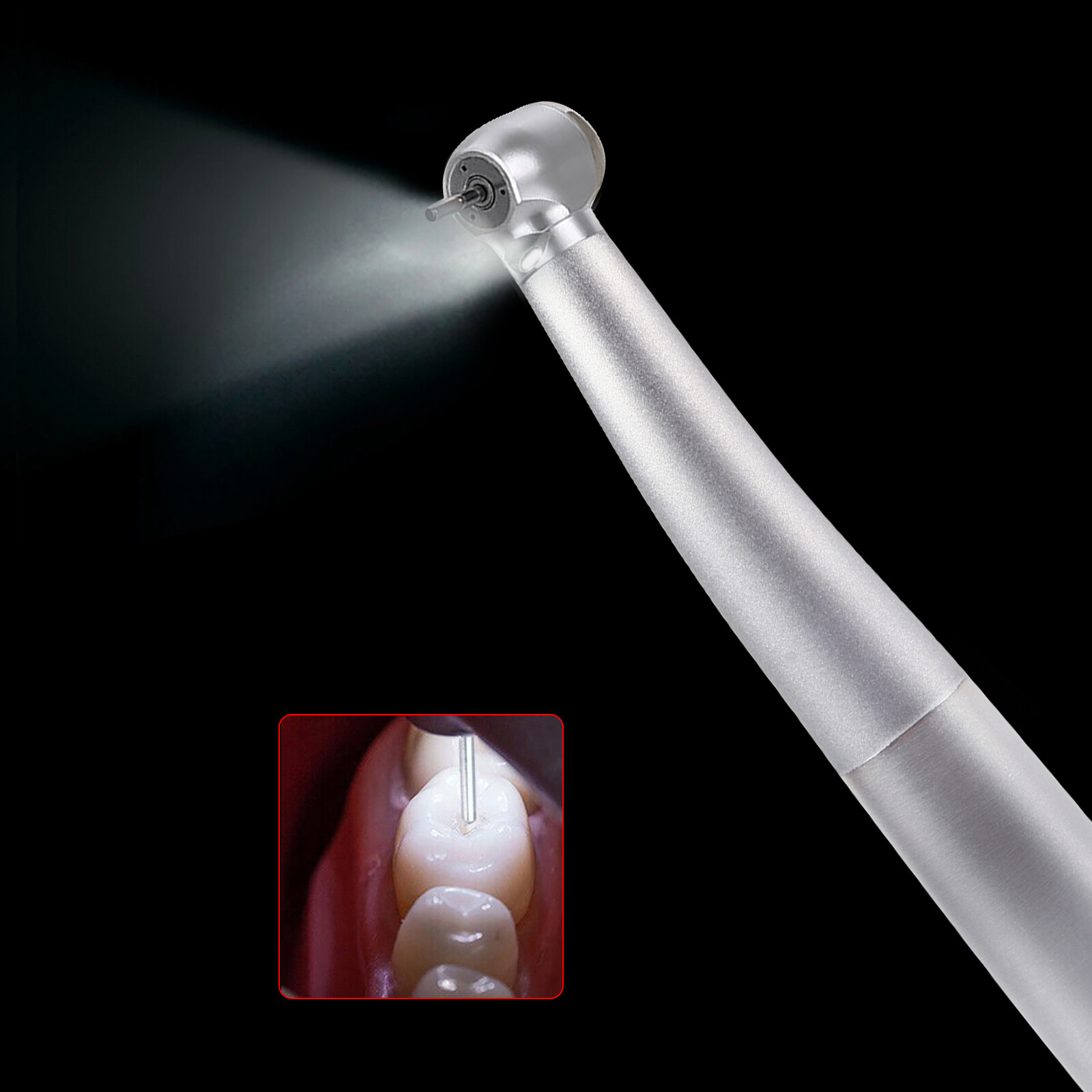 1-5 Dental LED High Speed Turbine Fiber Optic Handpiece fit NSK KaVo 2Types PBX