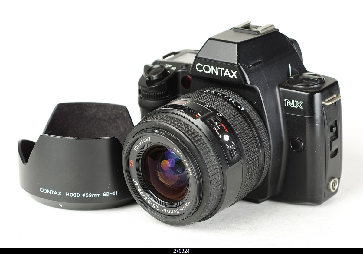 Contax NX Zeiss 28-80mm SLR Film Camera Box Sold AS-IS PARTS