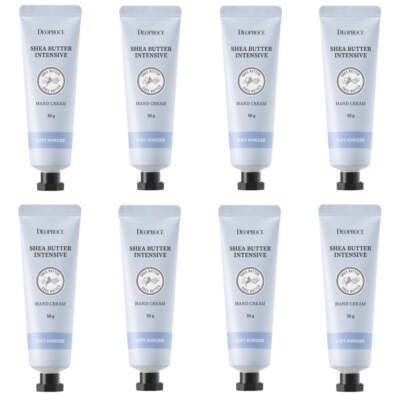 Deoproce Shea Butter Intensive Hand Cream Soft Powder 50g*8Pcs - FREE SHIPPING