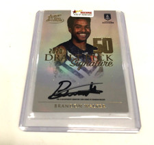 2021 AFL OPTIMUM DRAFT PICK SIGNATURE CARD DPSG50 BRANDON WALKER-#45/85 FREM.