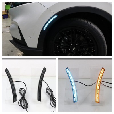 LED Side Marker / DRL Light Set For 2023-2024 Honda CR-V - Smoked Lens, White/Amber, Pair (2pcs) 3 thumbnail image