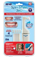 Spark Innovators Spin Smile 360 - Professional Grade Tooth Polisher & Whitener