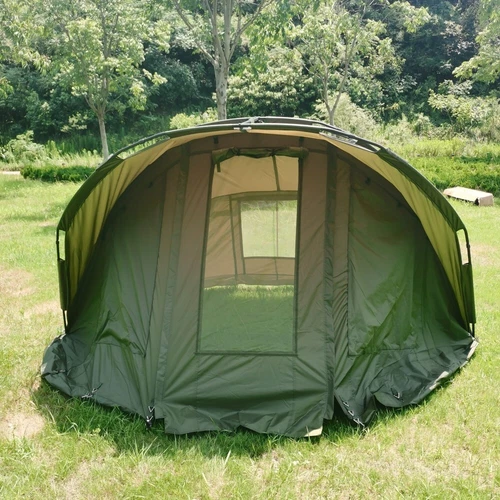 Outdoor Fishing Carp Tent 2 to 3 People Olive Green Dome Fishing Tent