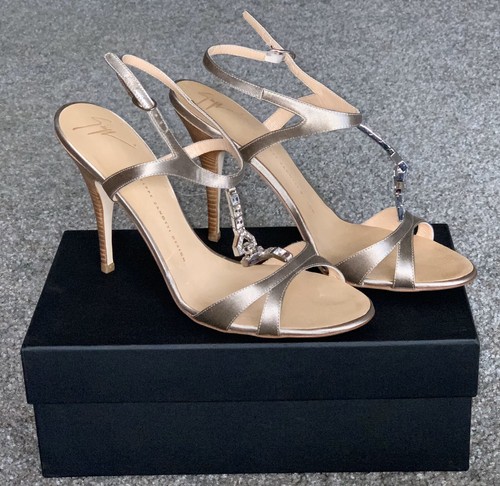 Giuseppe Zanotti Joya T-Strap Sandalias Con Tacones, Talla EE. UU. 10B |  eBay