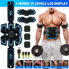 Abdominal exercise EMS Muscle Stimulator Belt Electric ABS Trainer Training Arms