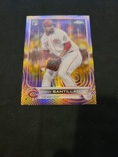 Tony Santillan [Purple Yellow Pulse] [RC] #193 2022 Topps Chrome Sonic #d 52/299