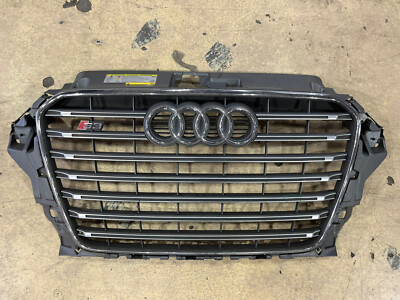2013-2016 Audi S3 8V Front Center Platinum Grey Grille Assembly