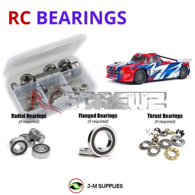RCScrewZ Rubber Shielded Bearings ara045r for Arrma Infraction (ARA4215V3) | KIT