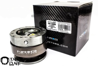 NRG STEERING WHEEL QUICK RELEASE 2.0 GUNMETAL WITH TITANIUM RING SRK-200GM