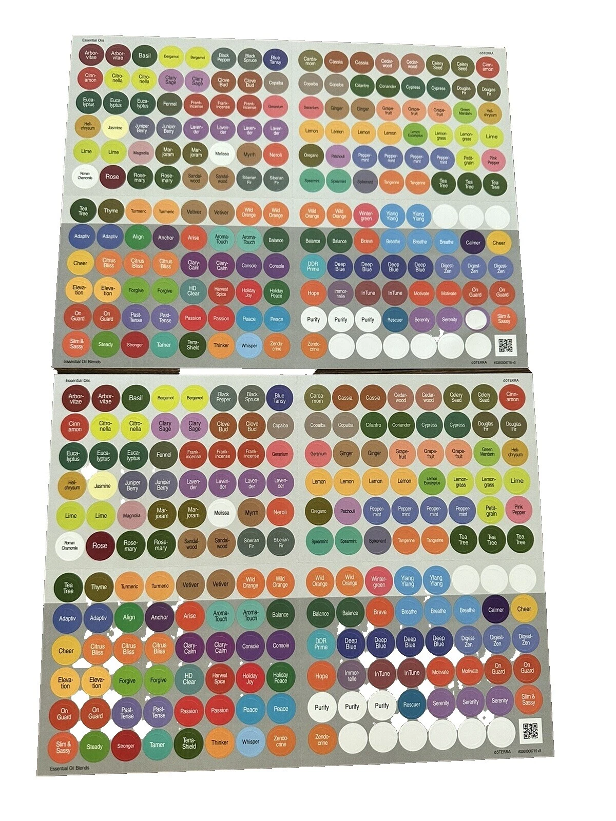 Suministros de aromaterapia aceite esencial doTERRA Multicolor