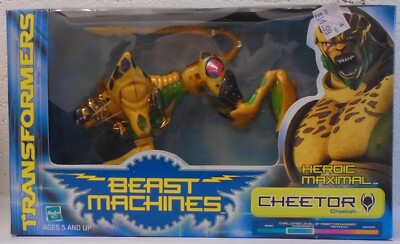 Hasbro Transformers Beast Wars Beast Machines Mega Cheetor Heroic Maximal (MIB)