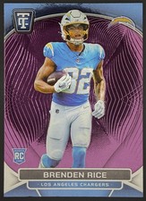 2024 Totally Certified Mirror Purple Rookie BRENDEN RICE #107 Chargers RC