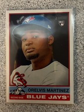 2025 Topps Heritage #383 Orelvis Martinez RC Toronto Blue Jays