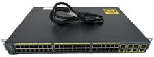 Cisco Catalyst WS-C2960G-48TC-L 48-Port Gigabit Switch Managed