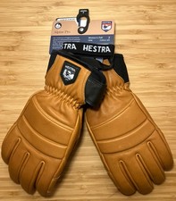 HESTRA Leather Fall Line Glove Alpine Pro Women's Size: MEDIUM / 7 Cork BNWT