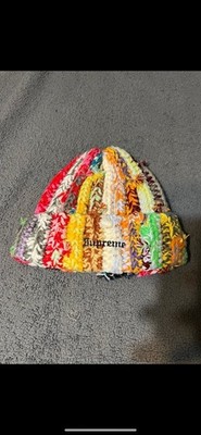 Supreme Hand Tied Beanie MULTICOLOR FW23 100 Authentic