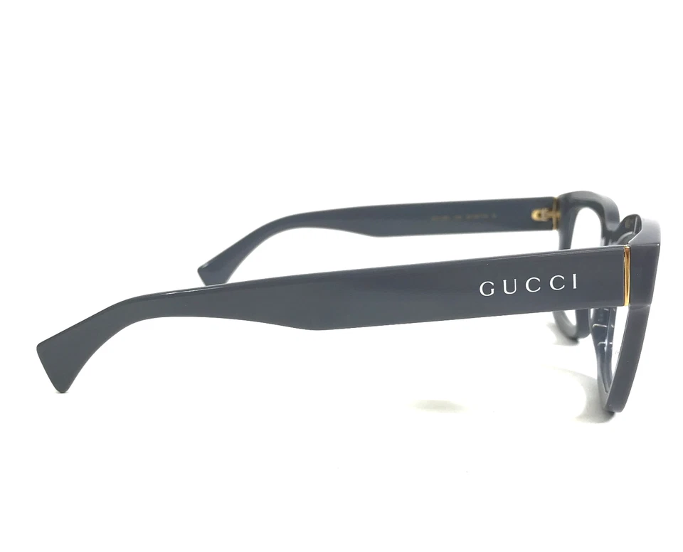 Gucci Eyeglasses Frames GG1138O 005 Dark Gray Square Full Rim 52-20-145 - Image 4 of 4