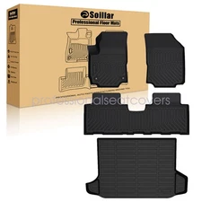 For 2018-2025 Chevrolet Equinox Heavy Duty TPE Floor Mats Trunk Cargo Liner 4PCS