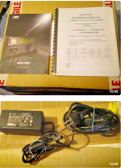 AOR 5700D - Wide Band Radio Receiver(Ham Radio) - Image 2 of 4