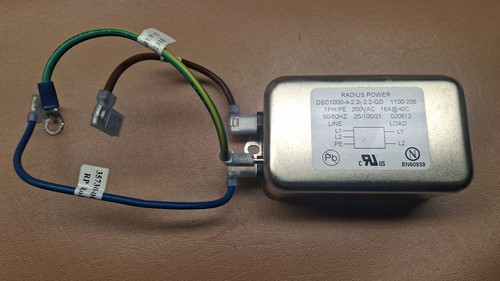 Radius Power DSC1000-4-2.2-2.2-QD 250VAC 16A@40c 50/60HZ 020612 Power ...