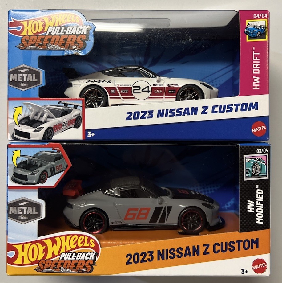 NEW 2025 Hot Wheels Pull-Back Speeders 2023 Nissan Z Custom