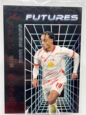 2024 Leaf Futures Xavi Simons Red #198 /199 Spurs