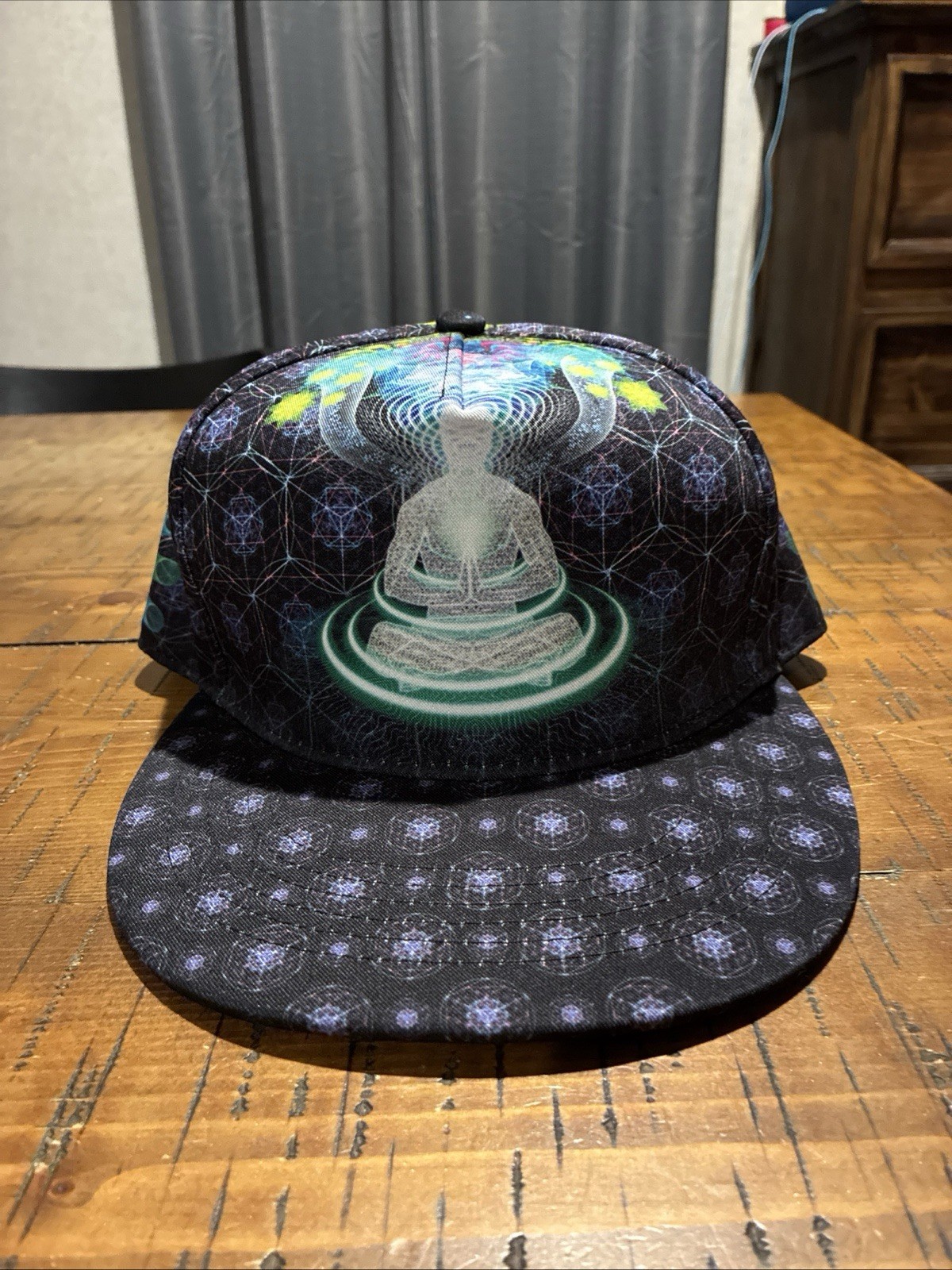 Psychedelic Themed SnapBack Hat Cap Featuring A M… - image 16