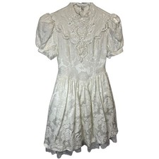 Vtg Jessica McClintock Girls Dress 10
