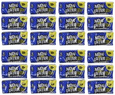 Now and Later Blue Raspberry Flavored Candy Twenty-Four 6-Piece Bars-2 BOX
