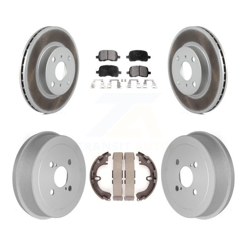 Transit Auto KGT-102521 Brake Disc and Pad Kit Front & Rear for Chevy Prizm - Picture 1 of 12