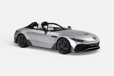 NZG 2025 Mercedes Benz AMG Purespeed SL63 Hightech Silver 1:18 1111/55