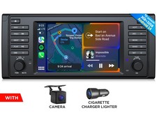 7" IPS Android 14 Autoradio für BMW E39 525 530 GPS Navi kabellos CarPlay Kamera