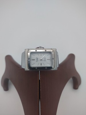 Sheen Casio Silvertone White Dial Bracelet Watch NEW BATTERY