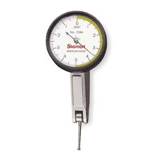 Starrett 708Acz Dial Test Indicator, Hori, 0 To 0.010 In