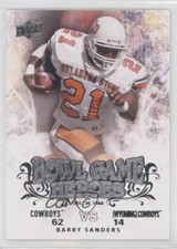 2011 Upper Deck College Football Legends Bowl Game Heroes Barry Sanders HOF 3f4