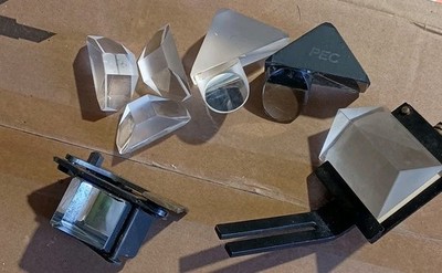 (7) Telescope Prism Optics & Parts Lot of 7 