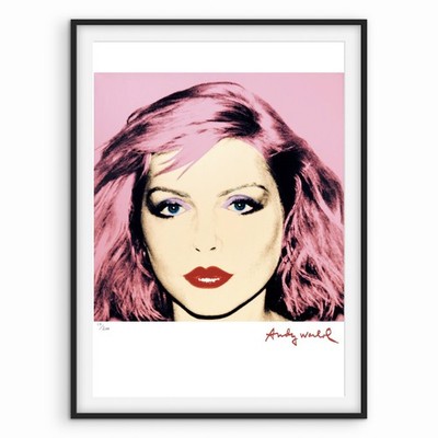 Andy Warhol signiert - Pink Blondie/Debbie Harry - seltener Druck - Zertifikat. 