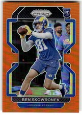 2021 Panini Prizm Ben Skowronek Orange #/249 Rookie #413