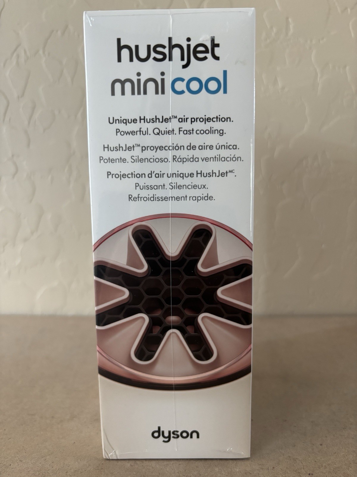 Dyson HushJet Mini Cool Portable Handheld Desk Fan Stone / Brush Sealed ...