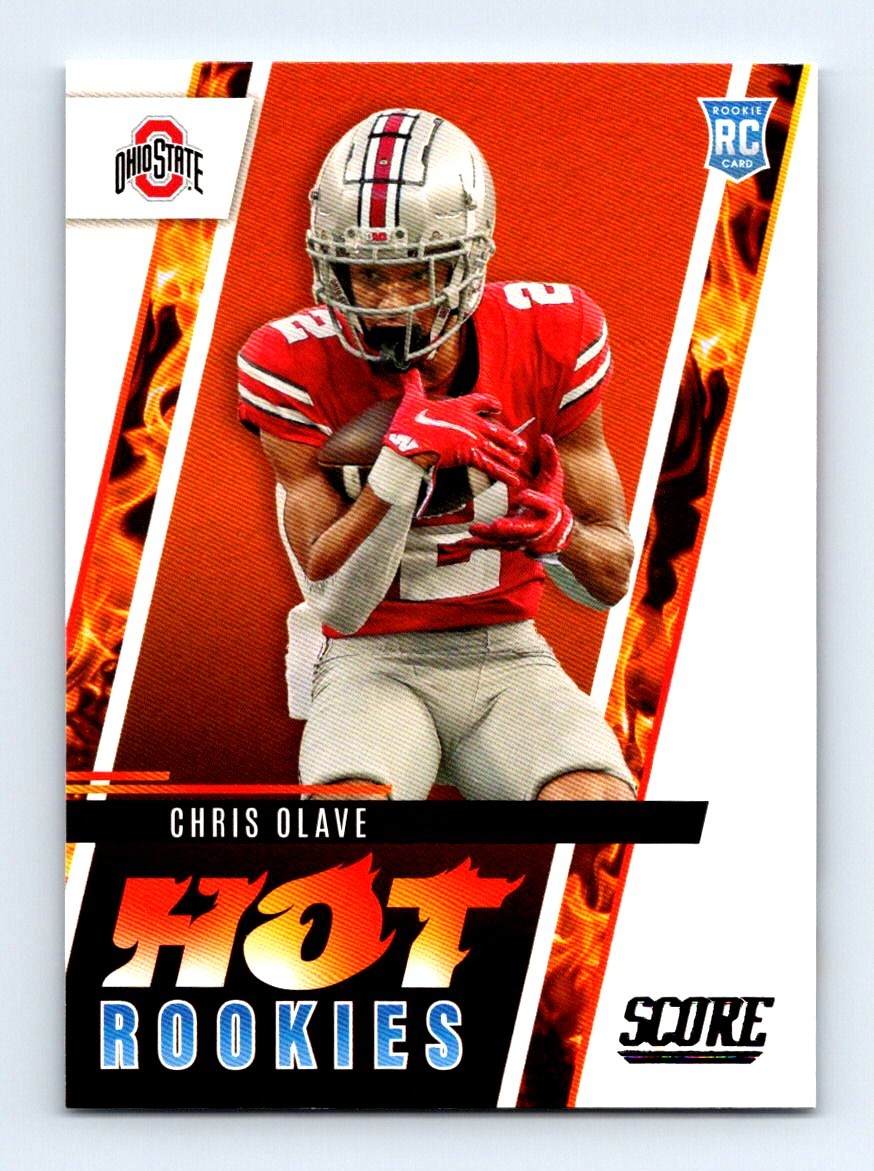 #HR10 2022 Score Hot Rookies BASE = Chris Olave RC Ohio State Buckeyes