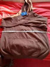 mens 3 xl hoodie brown 54 in chest