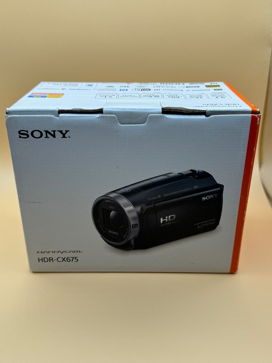Sony HDR-CX675 32 GB Camcorder - Black for sale online | eBay