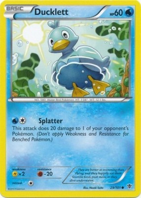 Ducklett - 29/101 - Common - Lightly Played