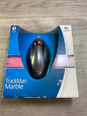 Logitech TrackMan Marble Trackball Optische Maus Kabelgebunden USB Originalverpackt