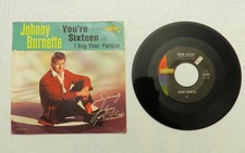 45 RPM, Johnny Burnette &ndash; You're Sixteen, Liberty F55285, PS 1960, VG+