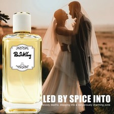 Men's Eau de Parfum 100ml, Citrus Spicy Woody Scent, Day  Night Cologne