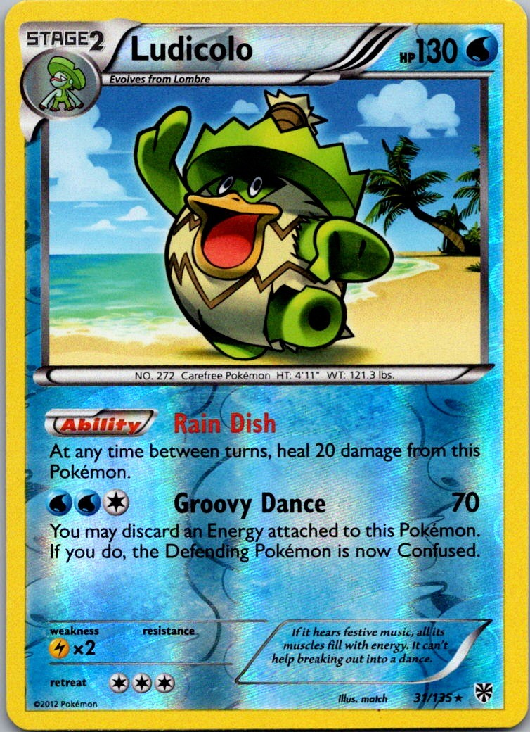 Ludicolo Rare Plasma Storm 31/135 NM